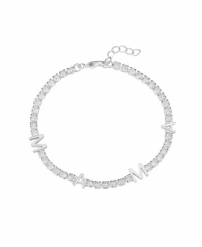 Unwritten Cubic Zirconia Mama Tennis Bracelet