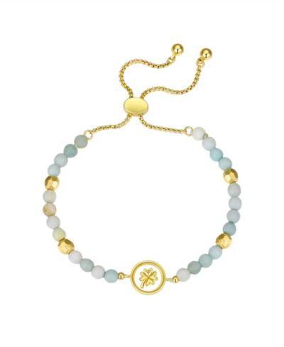 Браслет Unwritten Amazonite Stone Clover Bolo