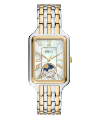 Fossil Women's Raquel Sun Moon Multifunction Stainless Steel Watch, 29mm