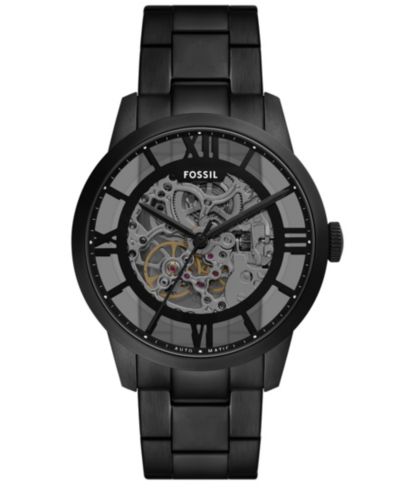 Мужские часы Fossil Townsman Automatic Black Stainless-Steel 44mm