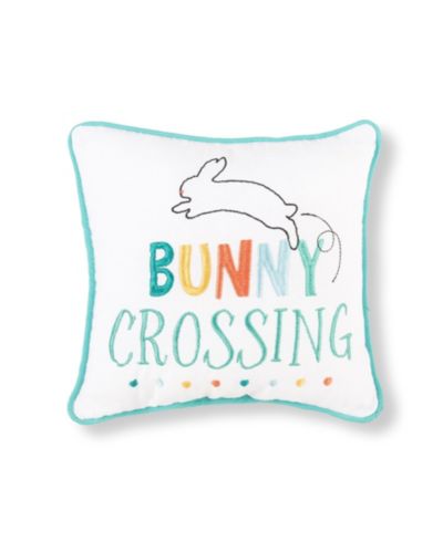 Декоративная подушка C&F Home Easter Bunny Crossing, 10" x 10"