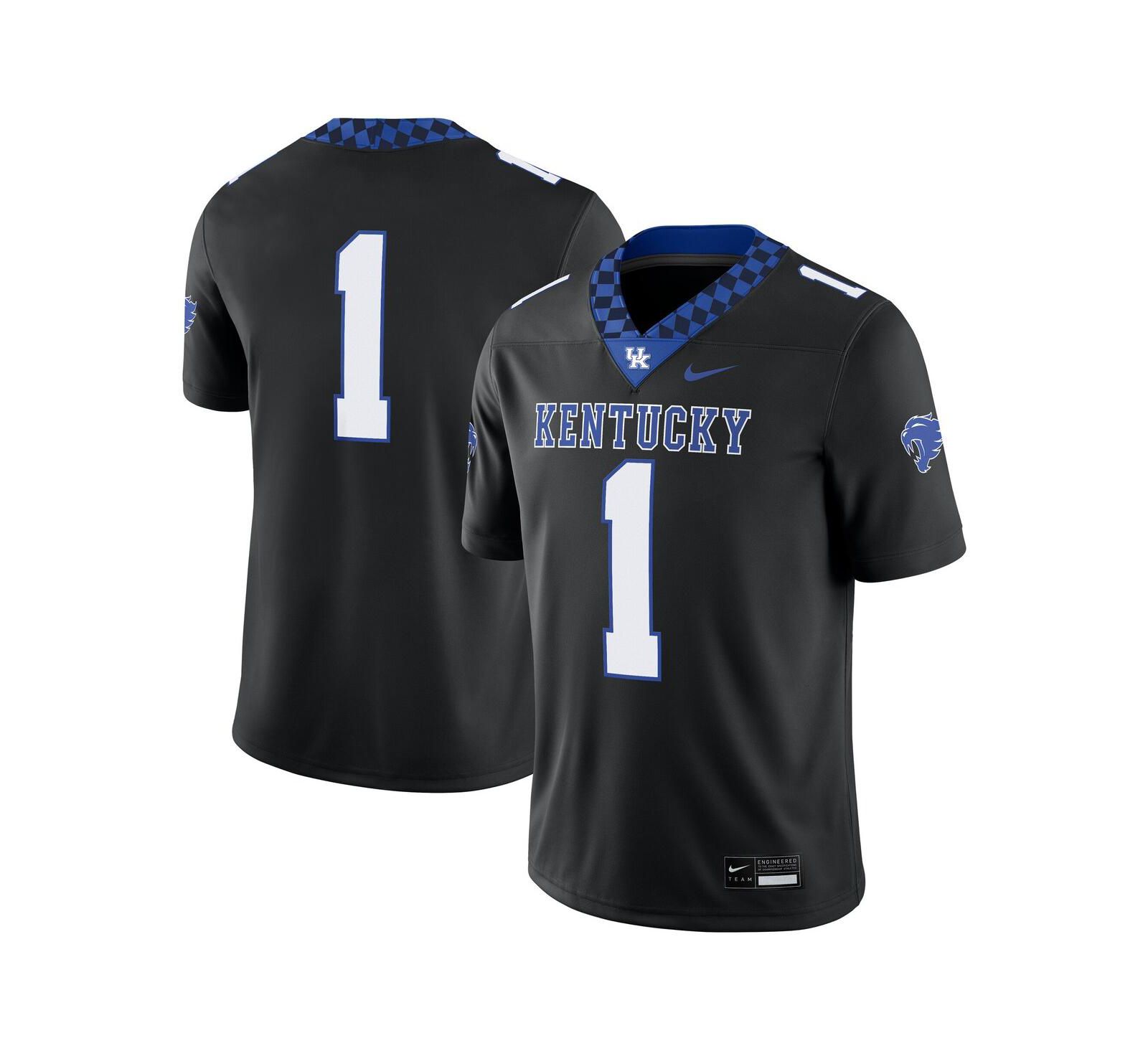 Джерси Nike Kentucky Wildcats Alternate Game для мужчин, черный цвет