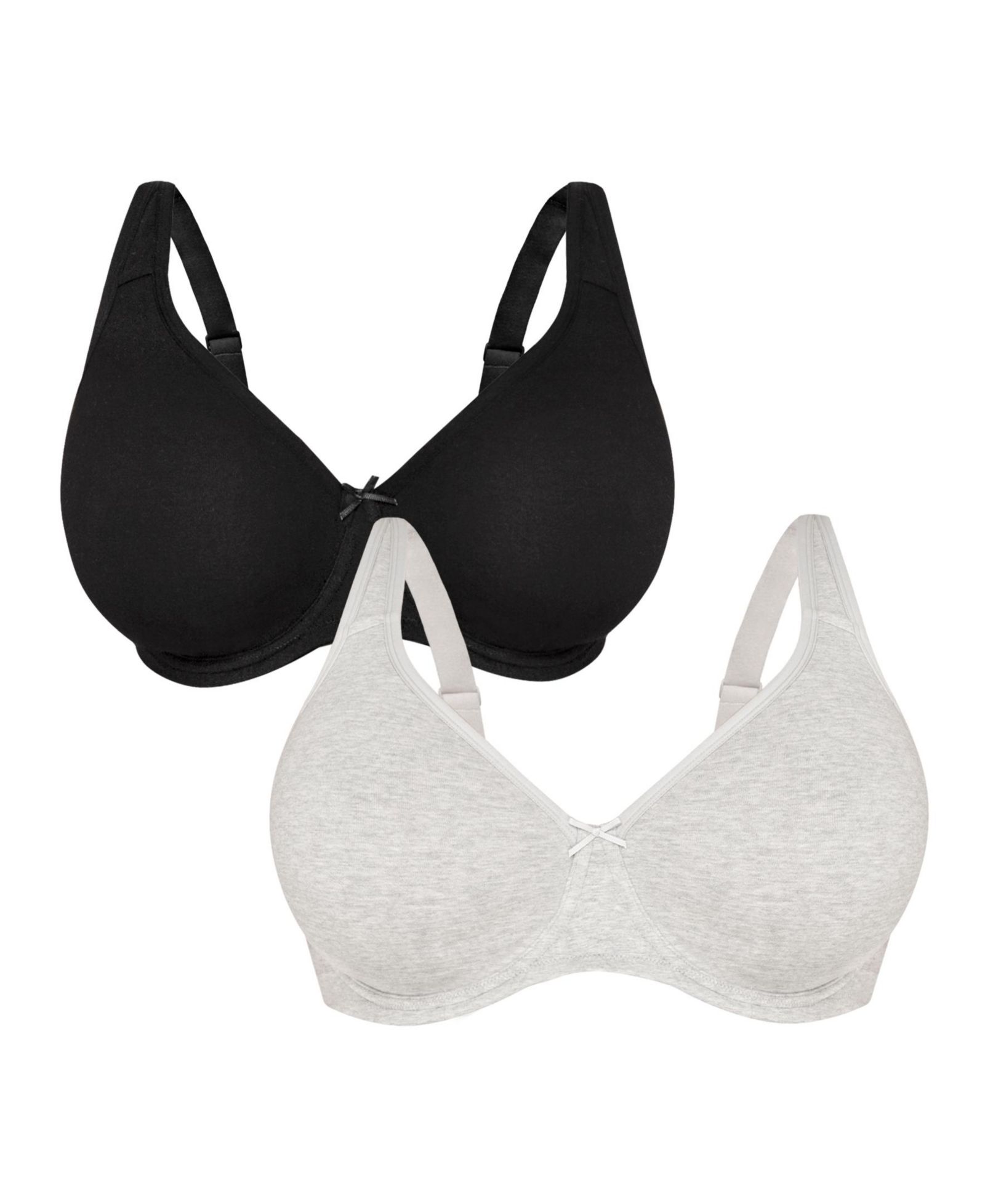 Fruit of The Loom Женский комплект бюстгальтеров 2-Pack Unlined Underwire
