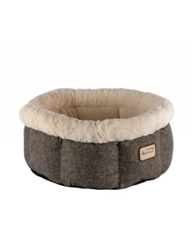 Armarkat Cozy Cat Bed in Beige and Gray C105HHS/MB
