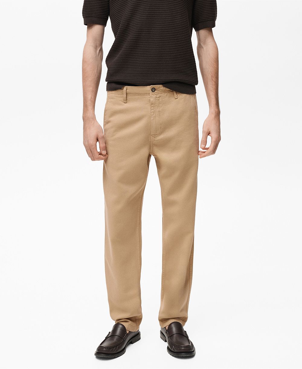 Mango Men's Lyocell Regular-Fit Jeans