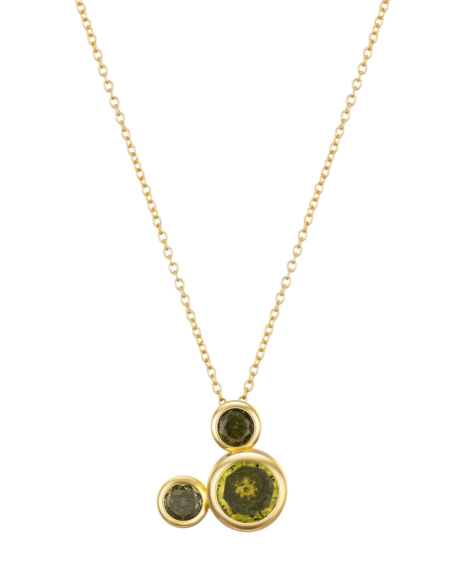 Disney Cubic Zirconia Mickey Mouse Dream Birthstone Pendant Necklace