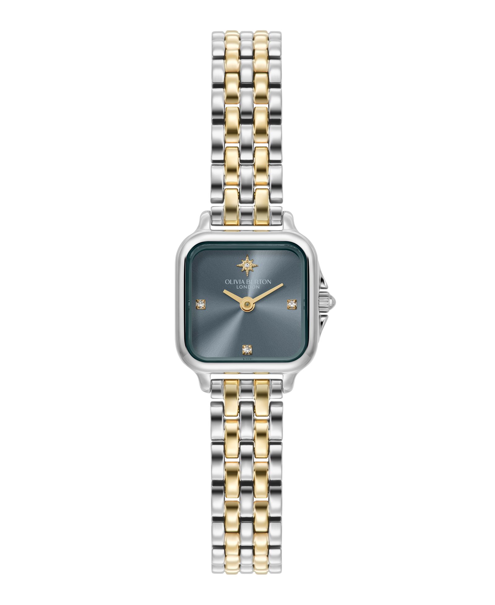 Olivia Burton Women's Grosvenor Mini Two-Tone Bracelet Watch, 20mm