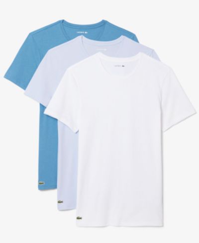 Мужская футболка Lacoste Slim-Fit Crewneck, набор из 3 шт