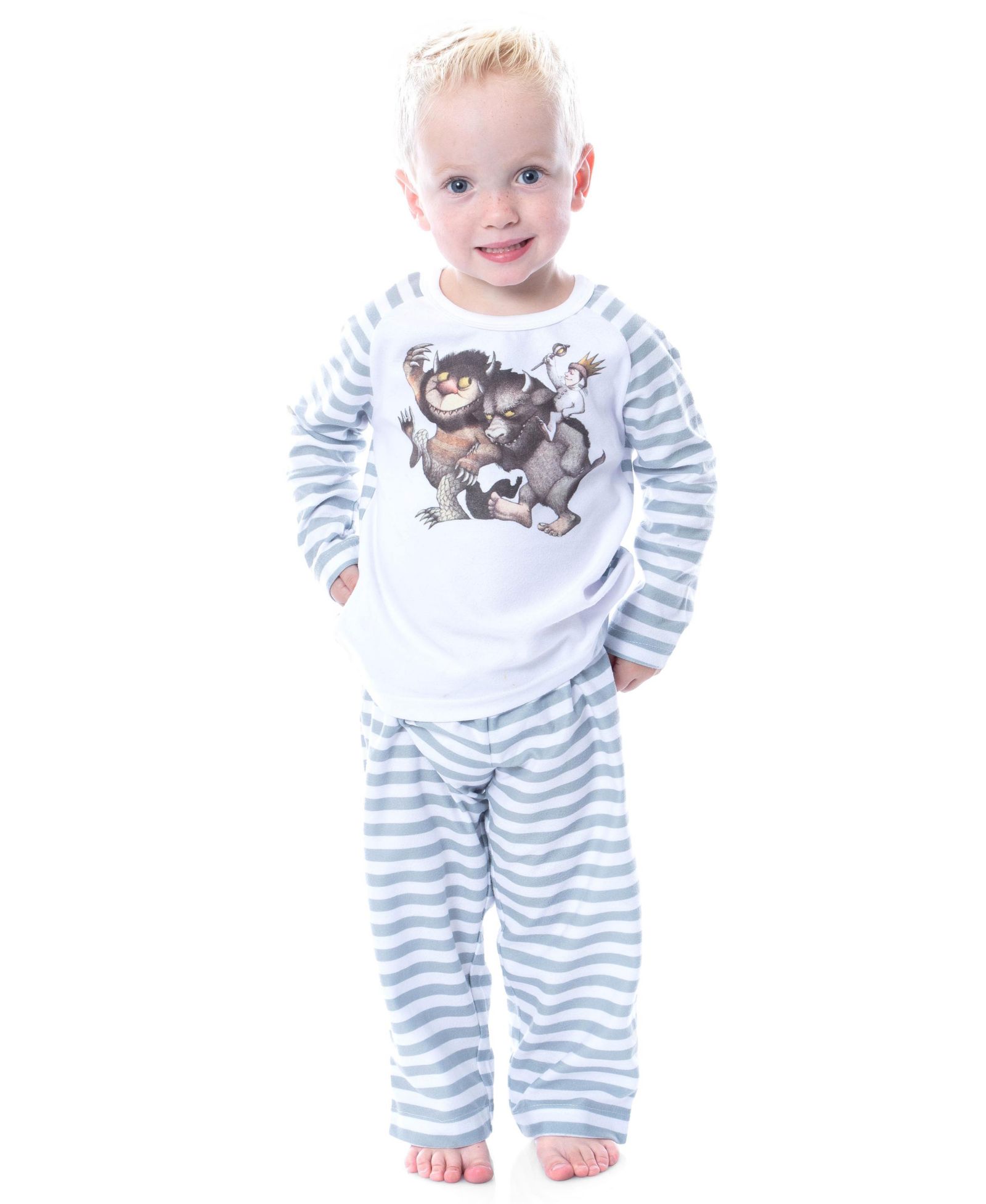 Where The Wild Things Are Детский полосатый комплект пижамы из 2 предметов Rumpus Start