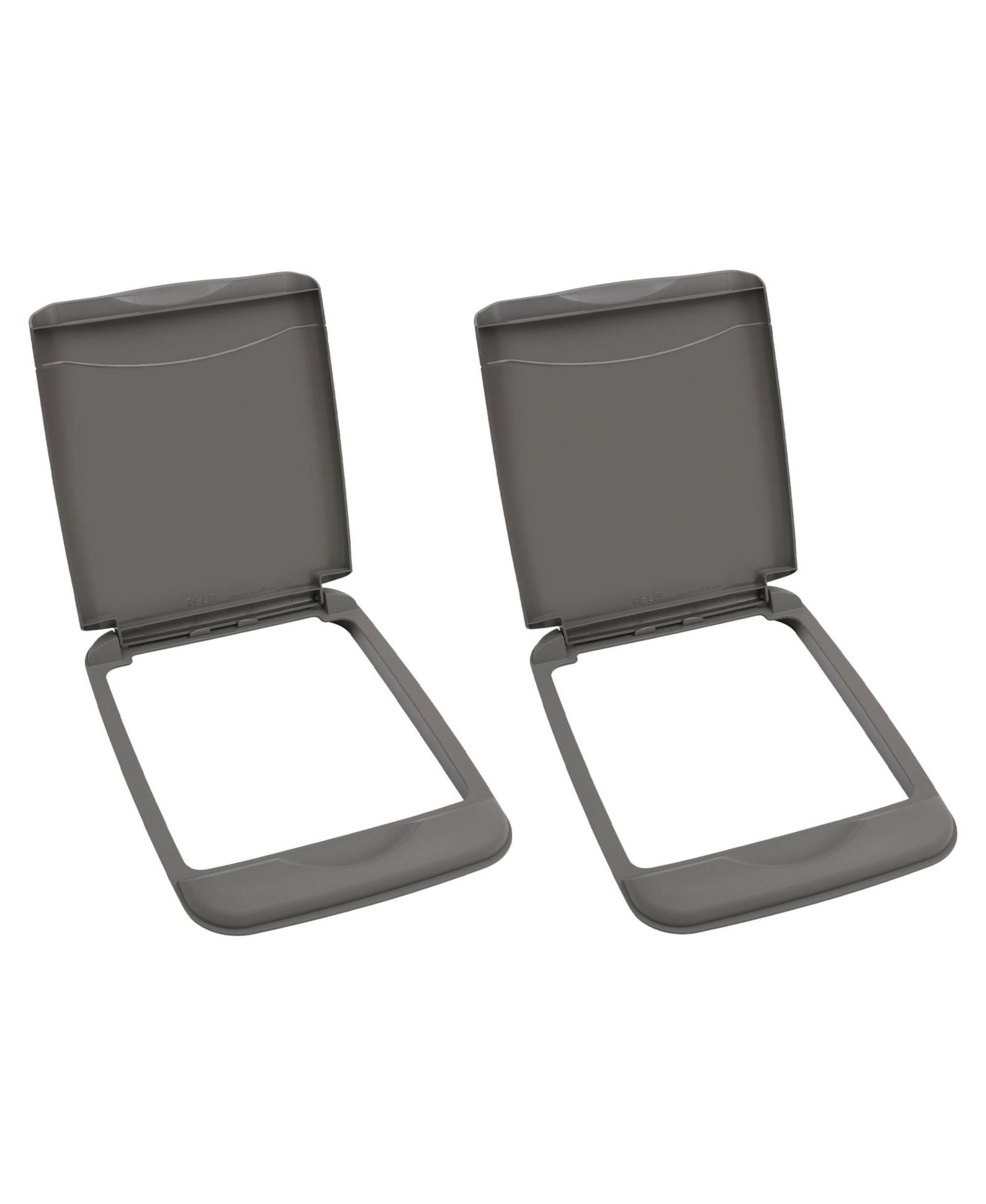Rev-A-Shelf 35 Qt Trash Can Replacement Lid, Gray, RV-35-LID-13-1-40 (2 Pack