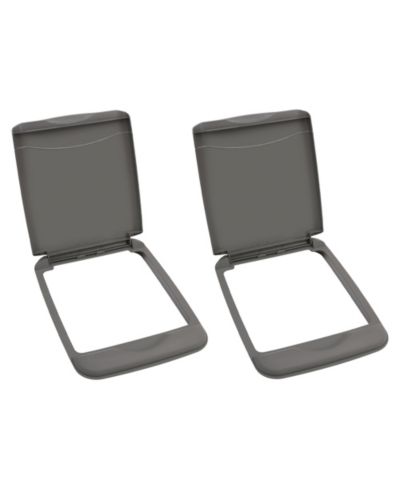 Крышка для мусорного ведра Rev-A-Shelf 35 Qt, Gray, RV-35-LID-13-1-40 (2 Pack)
