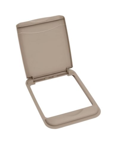 Крышка для мусорного ведра Rev-A-Shelf 35 Qt, Champagne