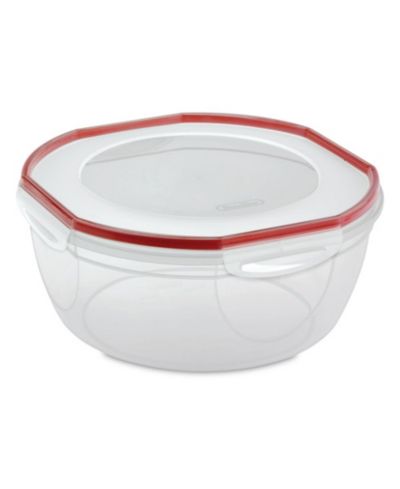 Sterilite Ultra Seal 8.10 Quart Plastic Food Storage Bowl Container, 2 Pack, контейнер для хранения еды