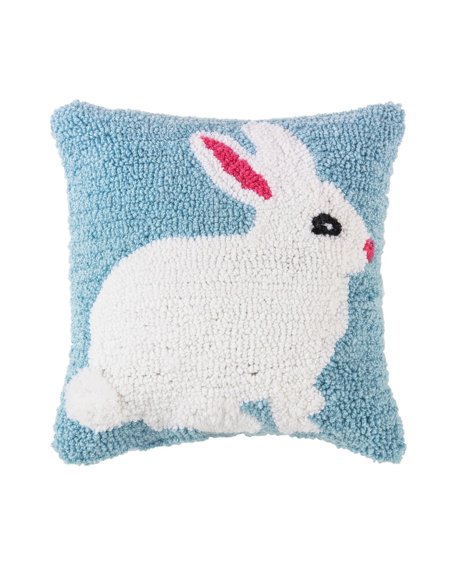 Декоративная мини-подушка C&F Home Easter Bunny, синяя, 12" x 12"