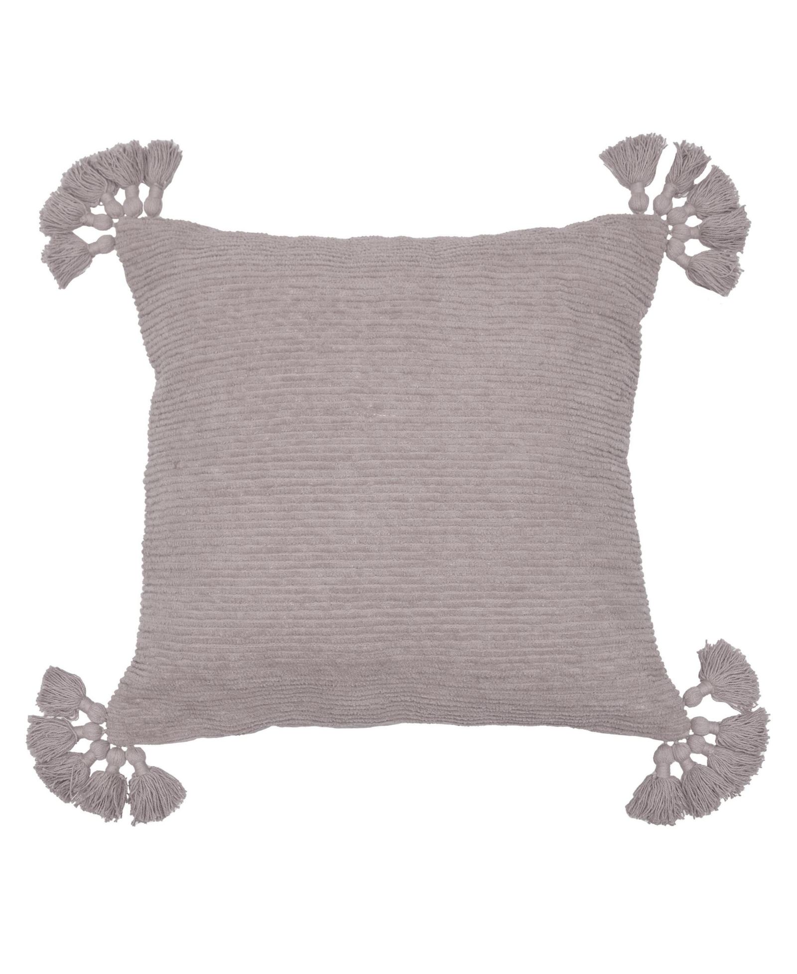 Декоративная подушка Newport Boulder Textured Accent Throw Pillow 22" x 22" с кисточками