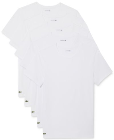 Мужская майка Lacoste Slim-Fit Crewneck, 5 шт