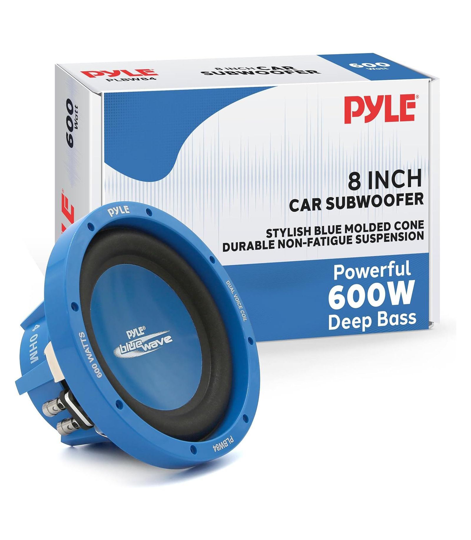 Сабвуфер Pyle 8-Inch Car Subwoofer, 600 Watts, Dual Voice Coil (DVC)