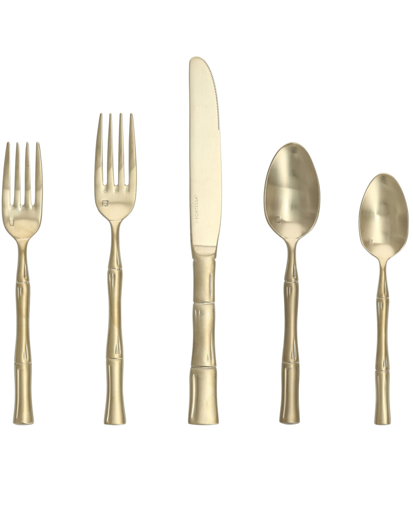Fortessa Royal Pacific Brushed 20-Piece Flatware Set, Service for 4