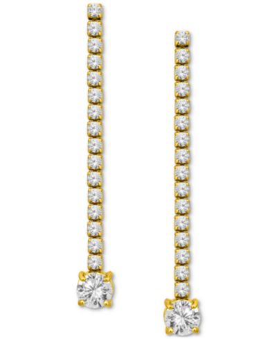 Серьги Giani Bernini Cubic Zirconia линейные подвески