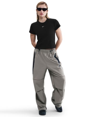 Nike Women's Sportswear Tight Ribbed Short-Sleeve T-Shirt