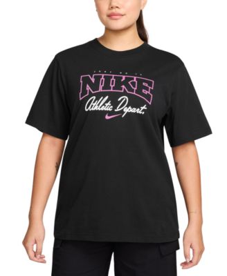 Nike Women's Sportswear Cotton Logo Short-Sleeve T-Shirt