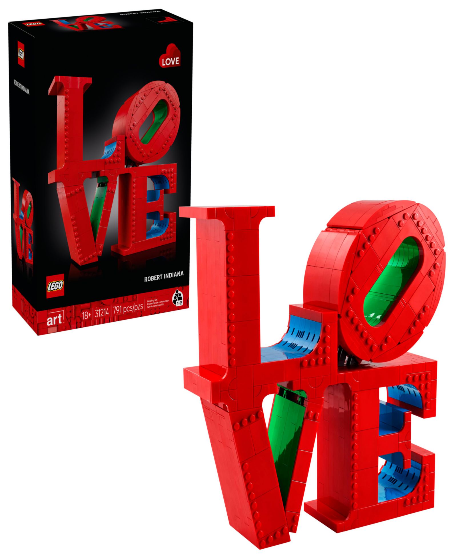 LEGO® Art LOVE набор для сборки 31214, 791 деталей