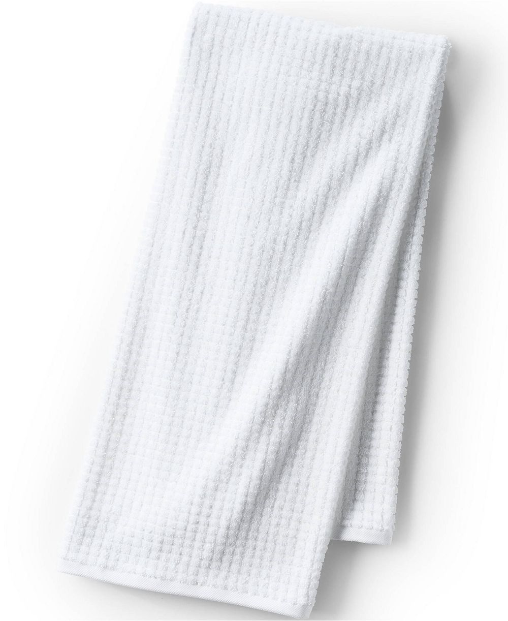 Lands' End Cotton Waffle Bath Towel