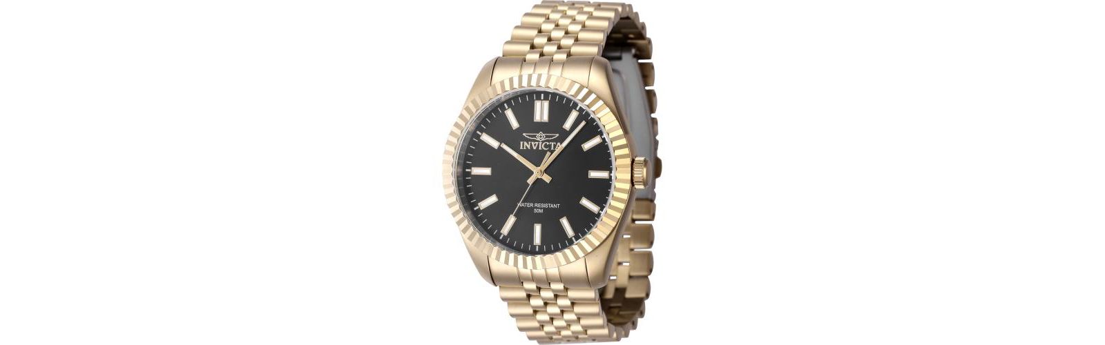 Invicta Men's 47488 Specialty Quartz 3 Hand Black Dial Watch