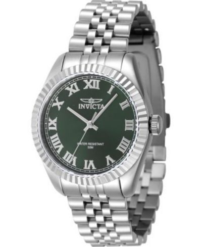 Invicta Women's 47410 Specialty Quartz 3 Hand Green Dial Watch