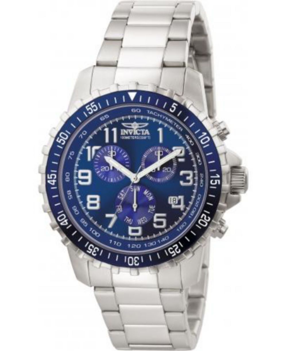 Мужские часы Invicta 6621 Specialty Quartz Chronograph с синим циферблатом