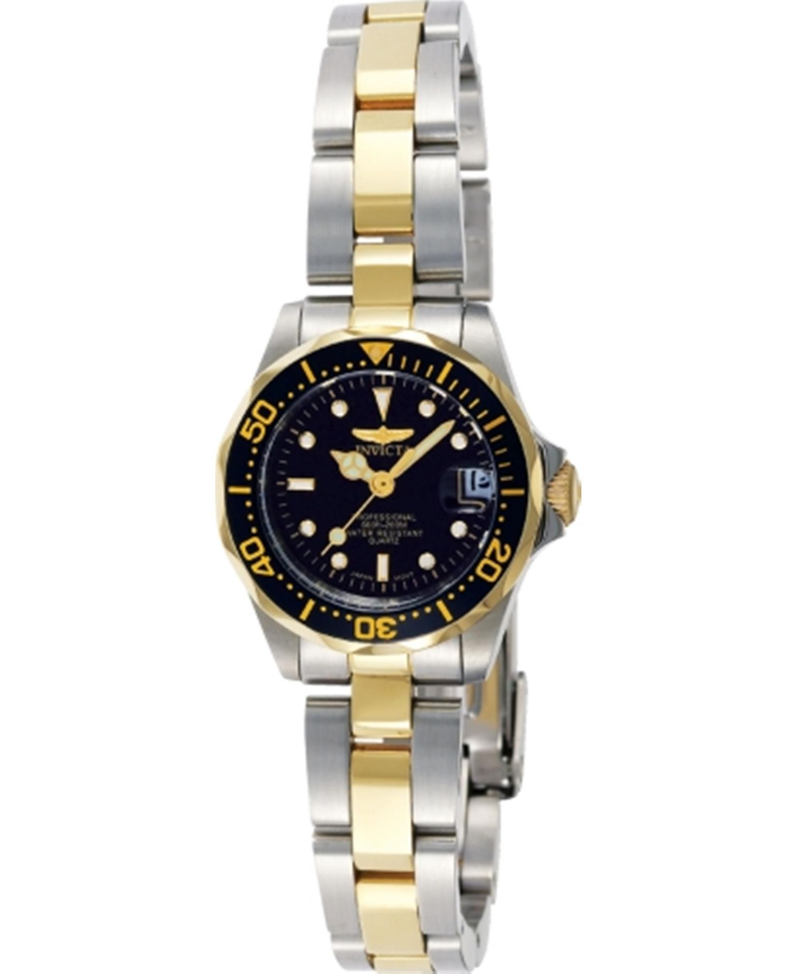 Женские часы Invicta 8941 Pro Diver Quartz 3 Hand Black Dial