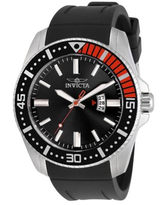 Invicta Men's 30742 Pro Diver Quartz Multifunction Black Dial Watch
