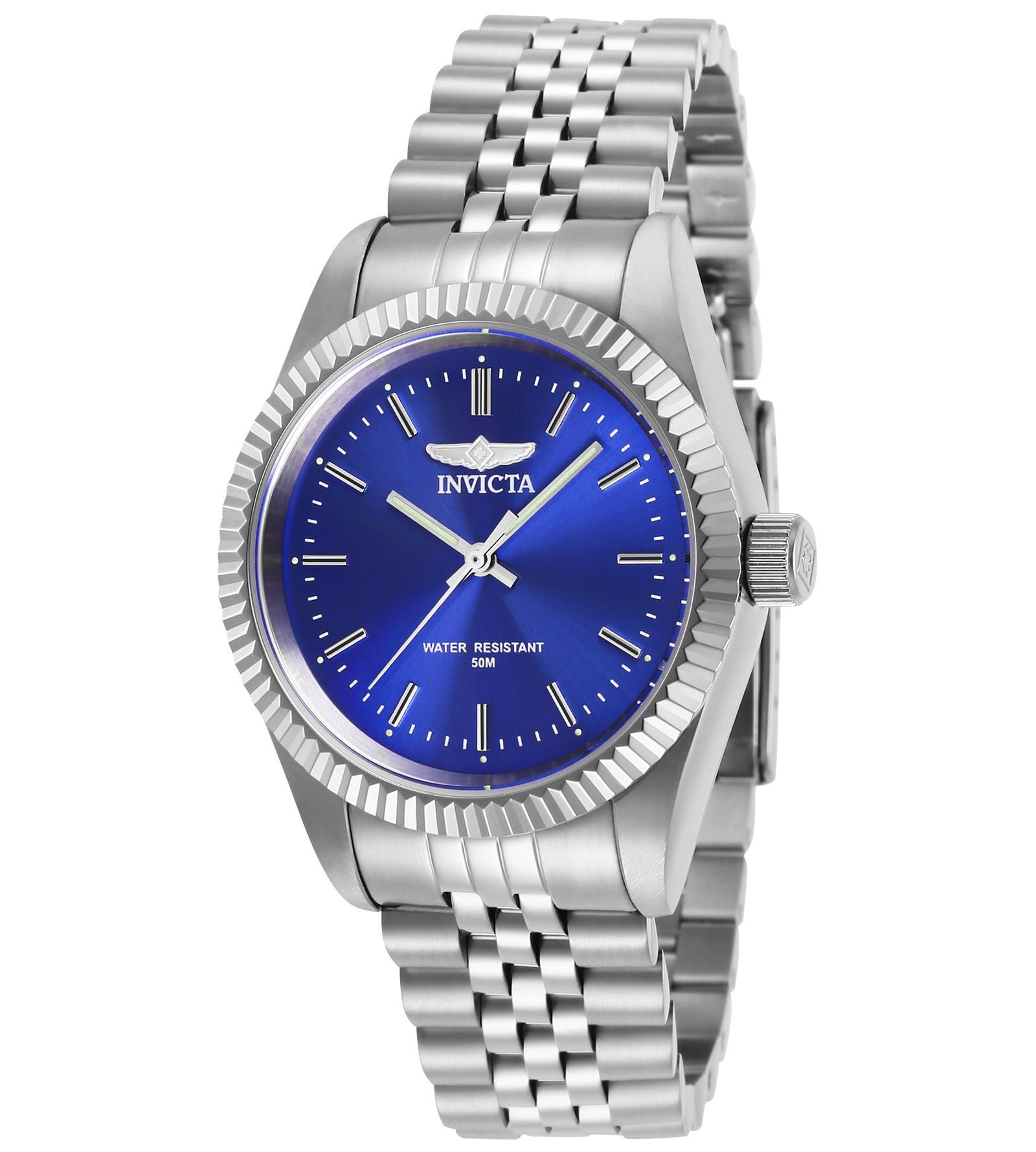 Женские часы Invicta 29398 Specialty Quartz 3 Hand Blue Dial