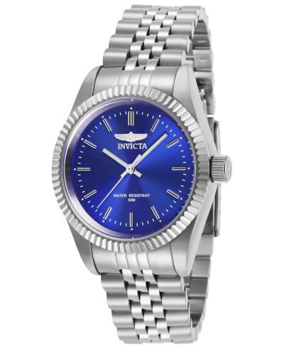 Invicta Women's 29398 Specialty Quartz 3 Hand Blue Dial Watch