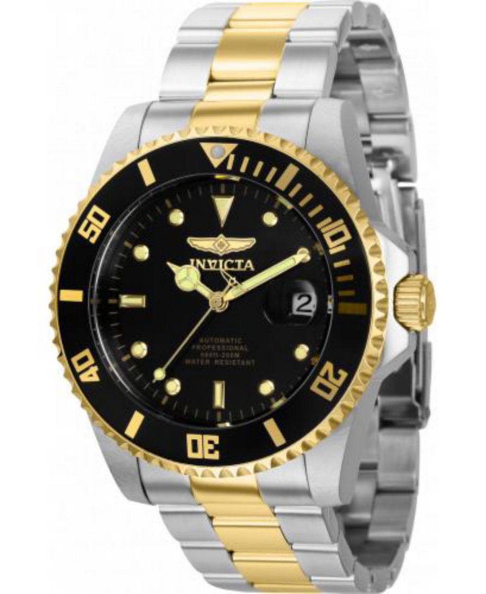 Invicta Men's 36973 Pro Diver Automatic 3 Hand Black Dial Watch