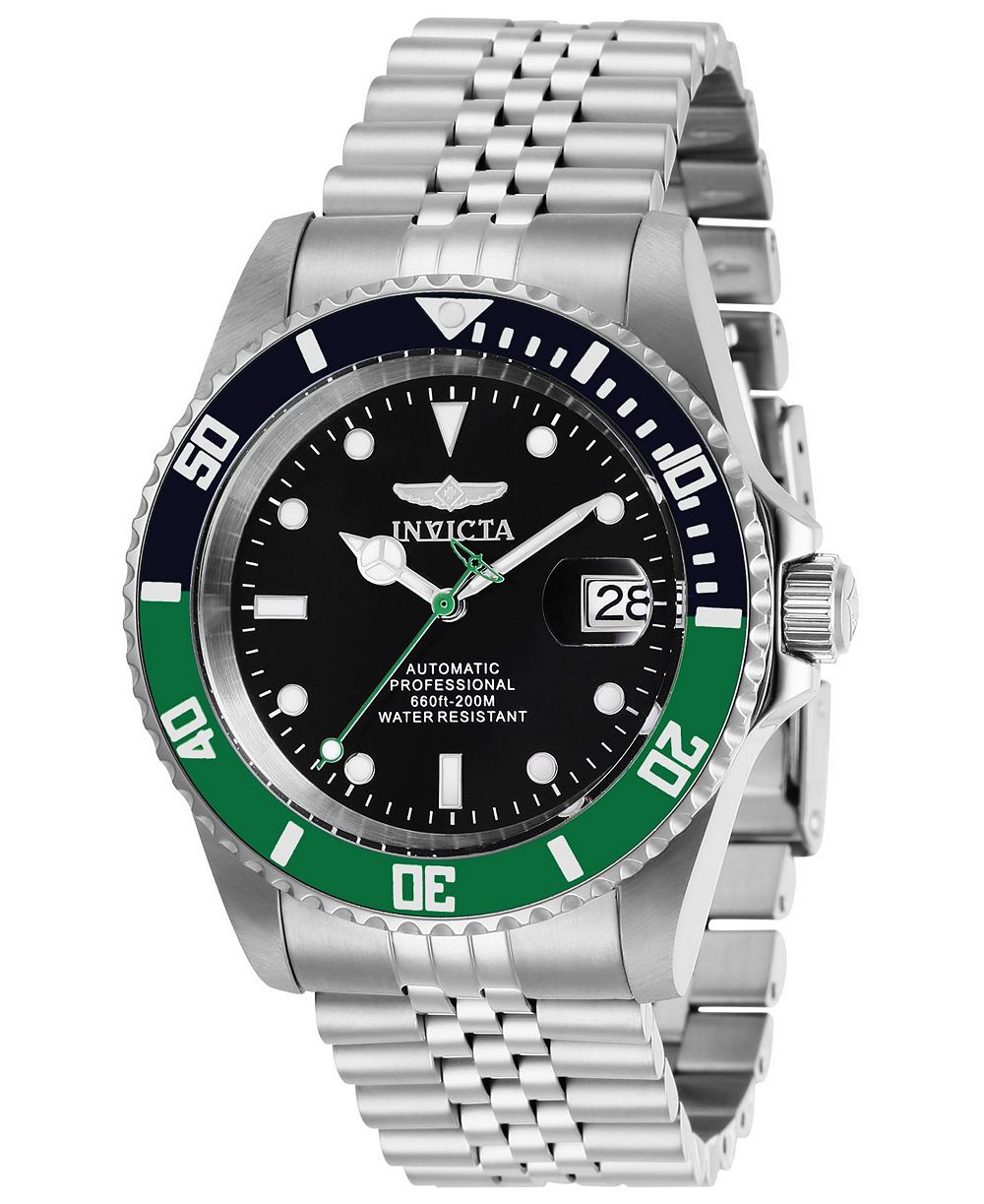 Invicta Men's 29177 Pro Diver Automatic 3 Hand Black Dial Watch