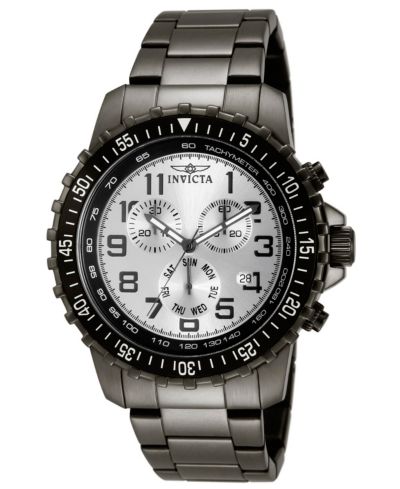 Invicta Men's 11370 Specialty Quartz Chronograph Silver Dial Watch