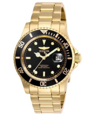 Invicta Men's 26975 Pro Diver Quartz 3 Hand Black Dial Watch