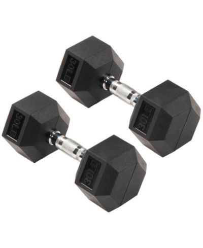 Набор гантелей Signature Fitness Hex для силовых тренировок, 30 lbs