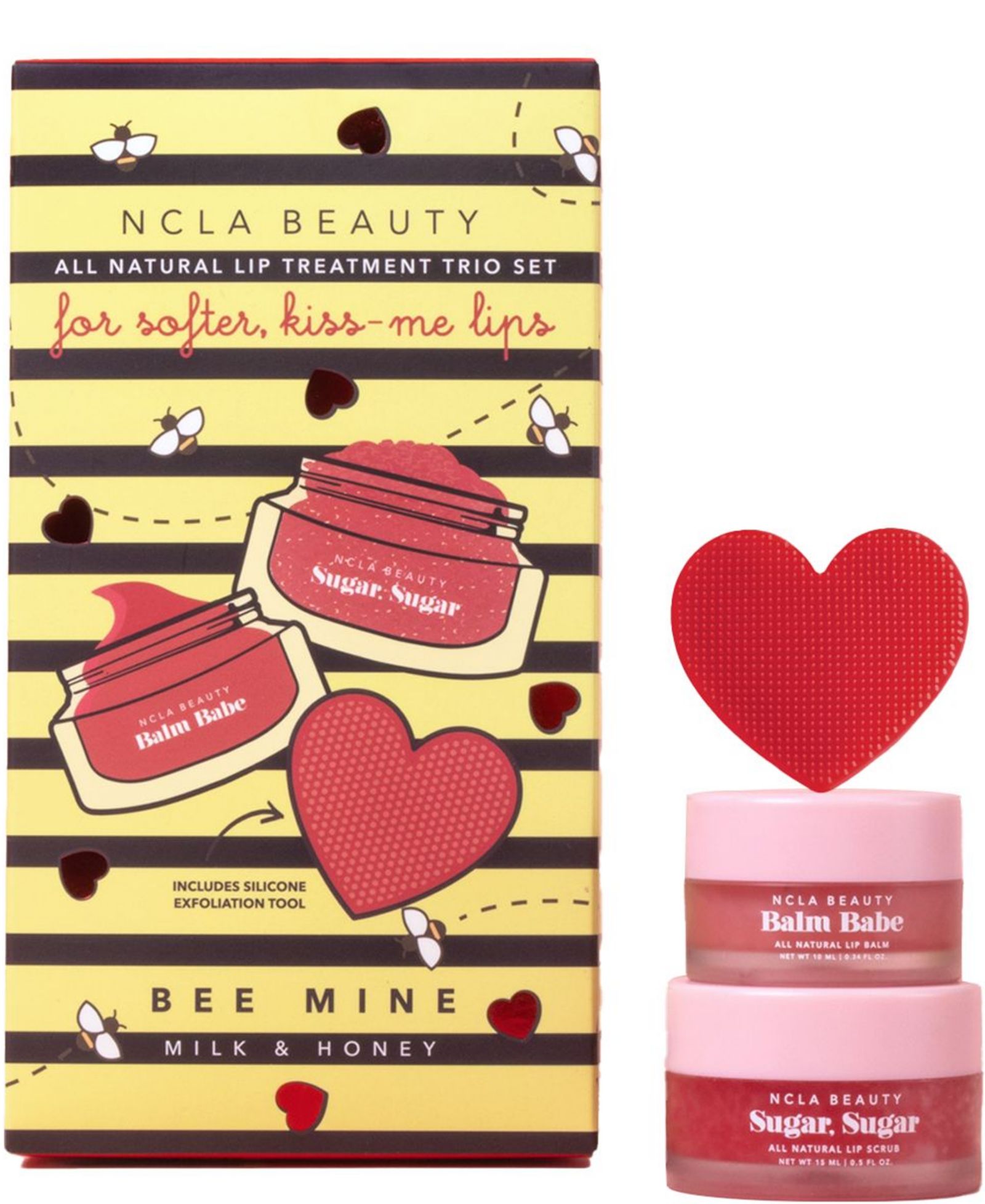 NCLA Beauty набор для ухода за губами Bee Mine 3-Pc.