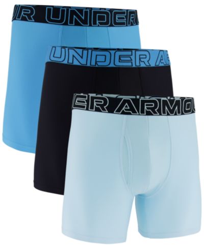 Under Armour Мужские боксеры-брифы 3 шт. Performance Tech Solid 6"