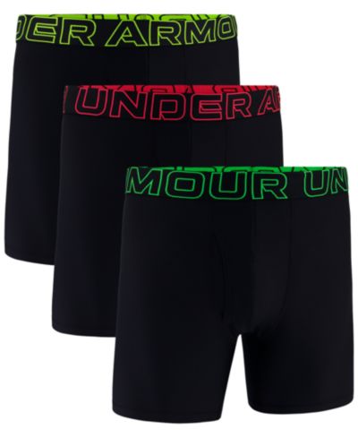 Under Armour Мужские боксеры-брифы Performance Tech Mesh Solid 6", 3 шт.