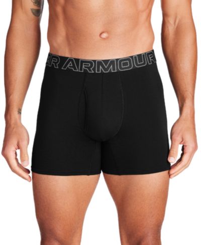Мужские боксеры Under Armour Performance Solid 6" - 3 шт