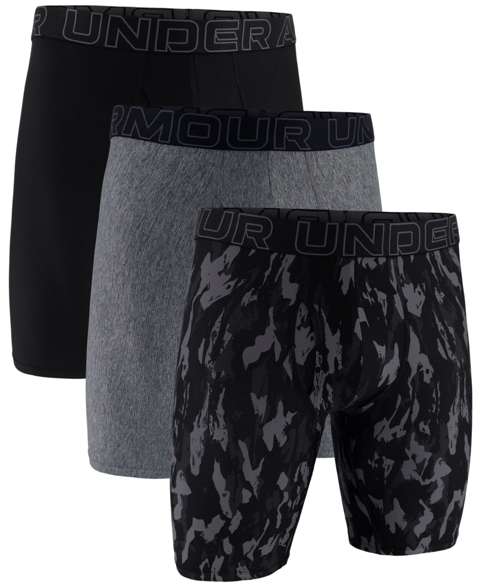 Under Armour Мужской 3-Pack Performance Tech Logo 9" Underwear