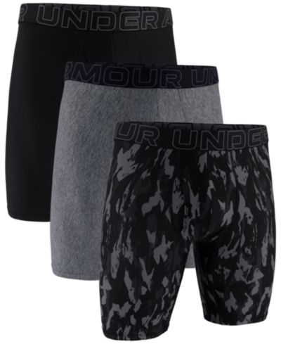 Under Armour Men's 3-Pack Performance Tech Logo 9" Underwear