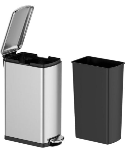 GAOMON 8 Gallon (30L) Slim Kitchen Trash Can, Stainless Steel Garbage Can