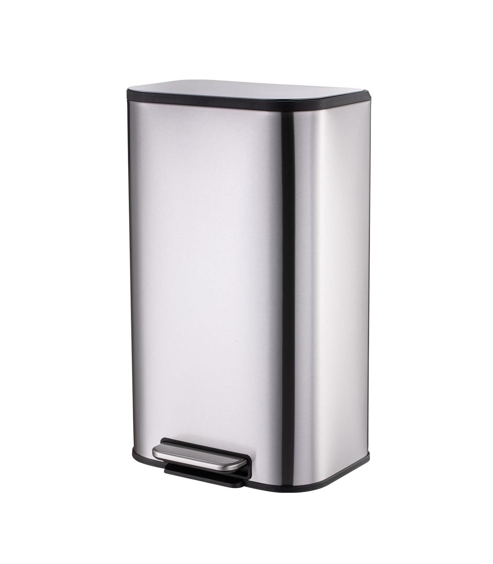GAOMON Kitchen Trash Can, Stainless Steel 50 Liter / 13 Gallon Garbage Can