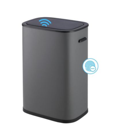 Умное мусорное ведро GAOMON с крышкой, 13 Gallon, 50L с датчиком движения
