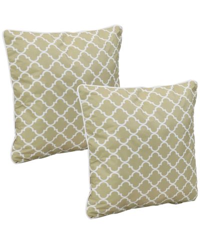 Sunnydaze Decor декоративные квадратные подушки для дома и сада, 16" - 2 шт