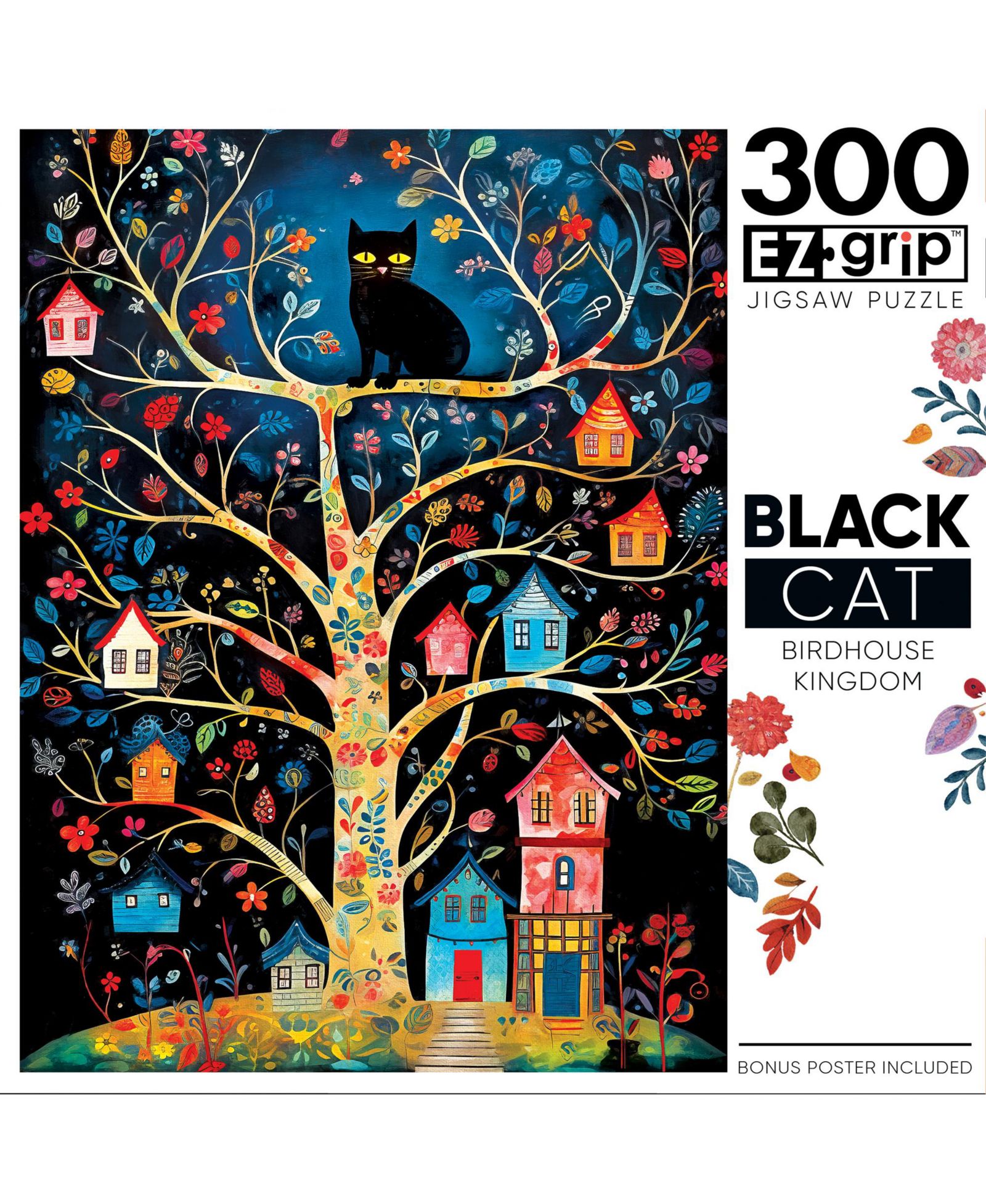 Пазл Black Cats - Birdhouse Kingdom, 300 деталей, EZ Grip